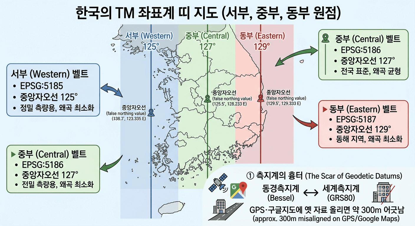 한국은 왜 EPSG:5179를 쓸까 — 좌표계의 주민등록번호, EPSG 이미지